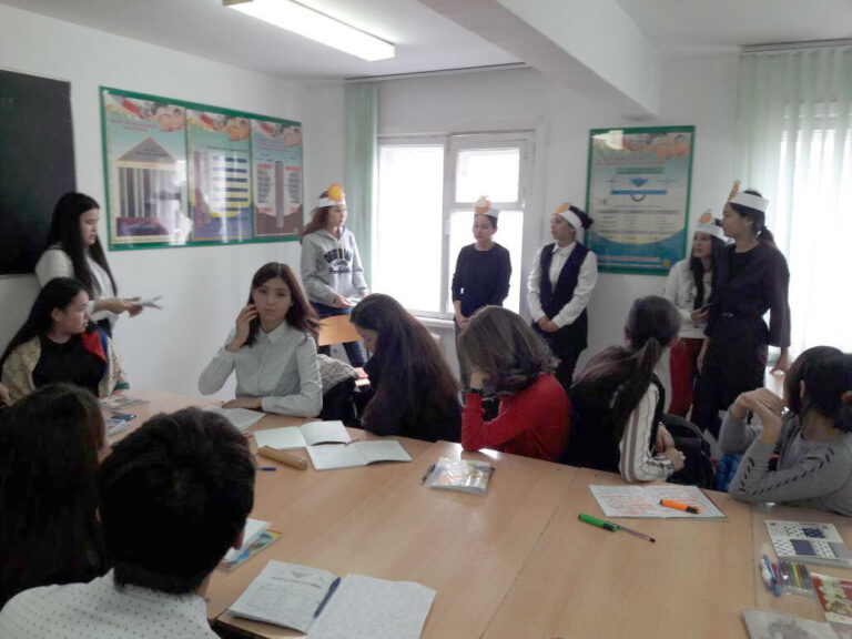 Постановка «Четыре ангела» на открытом занятии